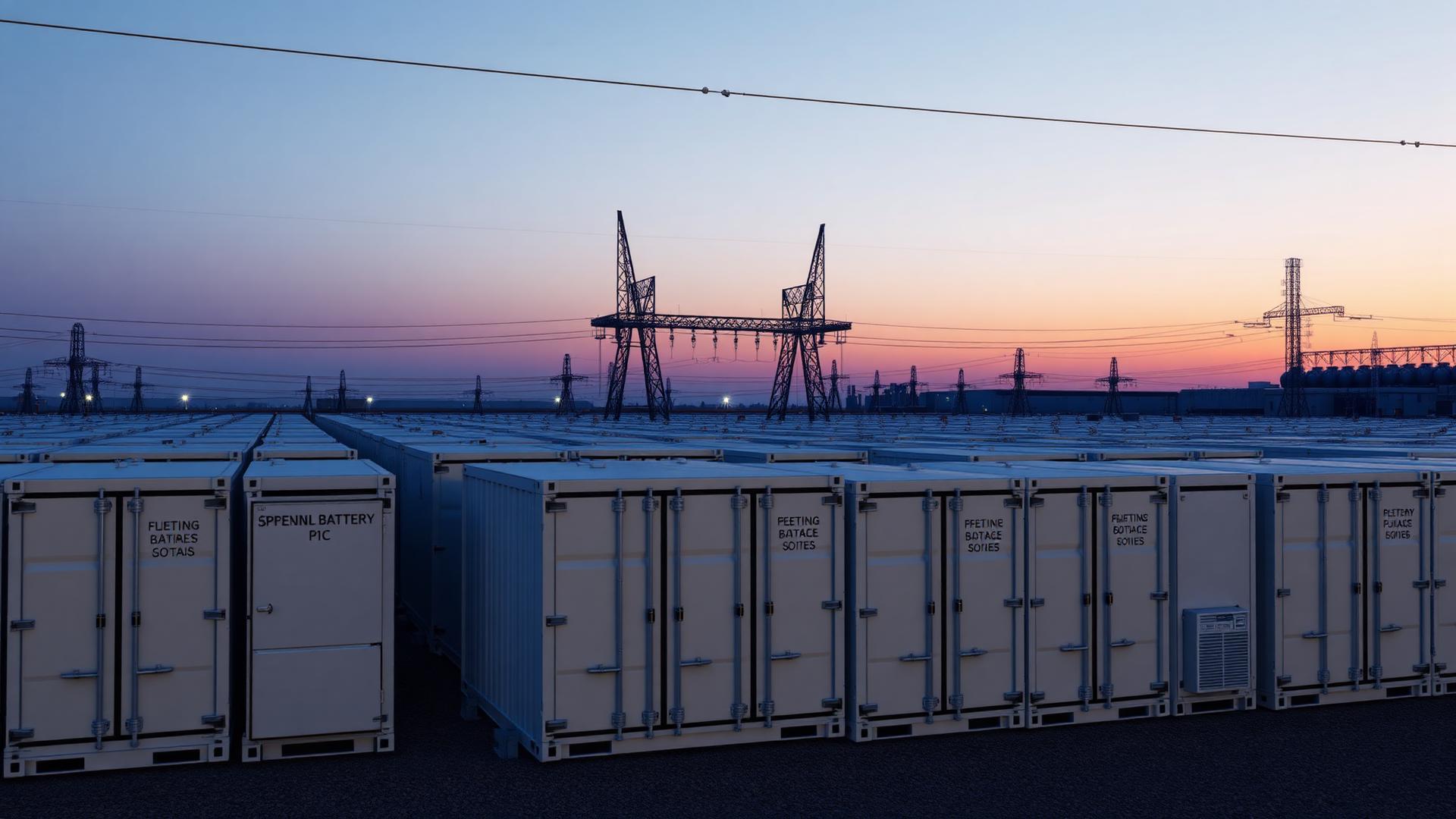 Grid-scale BESS installation